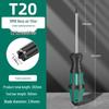 Green Forest Magnetic Hex & Mi Word Screwdriver Set: T8, T15, T20, T25, T30