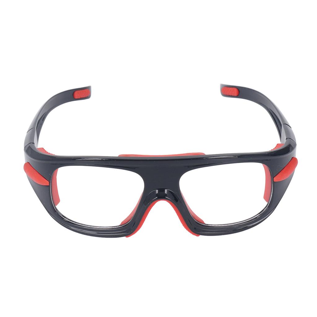 Basketball Sports Glasses Black PC Anti Collision Lightweight Myopic Frame with Lanyard Glasses Case Football Goggles