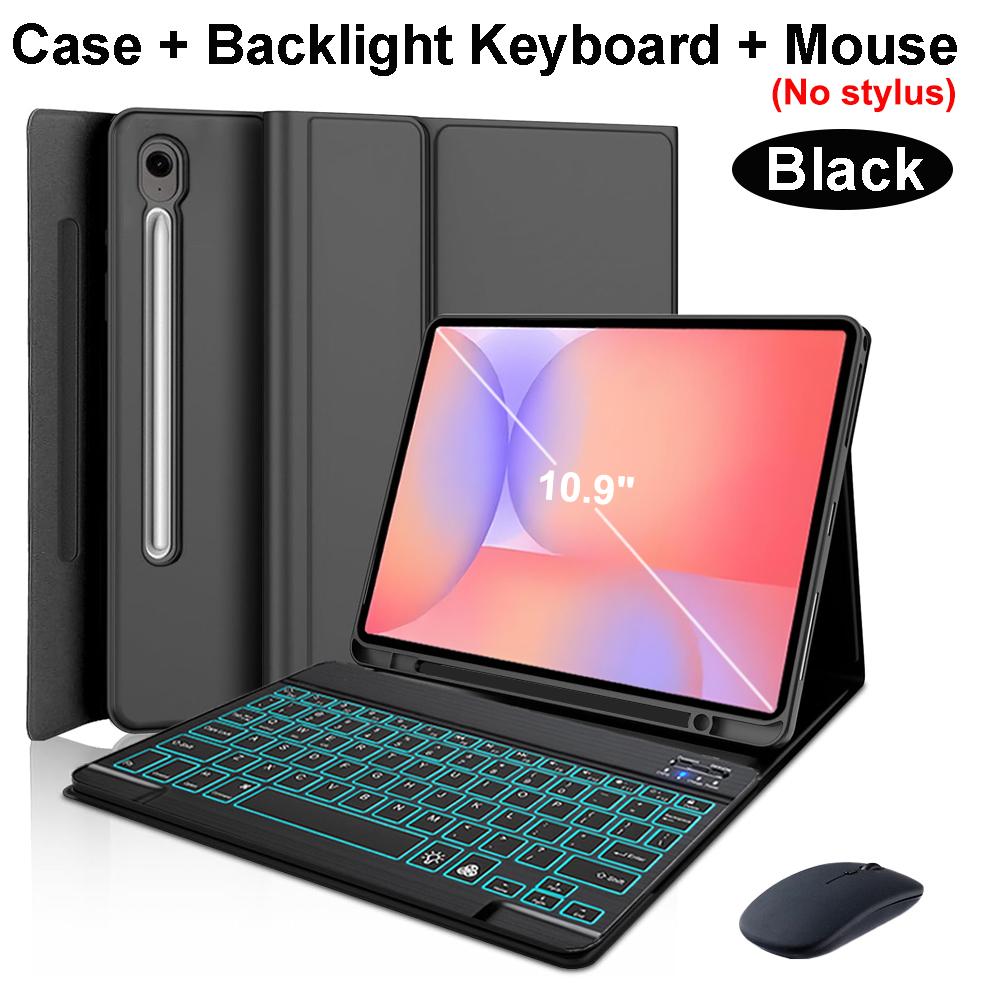 Case for Samsung Galaxy Tab S10 Lite 5G 10.9 Inch, Bluetooth Keyboard Cover for Galaxy Tab S10 Lite 10.9 SM-X400/X406B