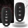 For Hyundai Palisade Limited 2020 Palisade SEL 2023 Elantra Sel Elantra Santa Fe Veloster Silicone Car Key Case Cover