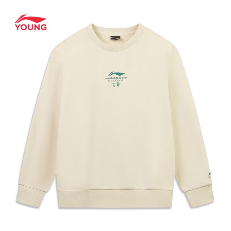 Li-Ning Kids Fleece-Lined Crewneck Sweatshirt