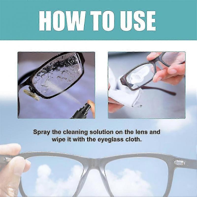 3pcs Lens Scratch Remover Fixes Scratches And Leaves Eyeglass Lenses Clean And Bright For Use At Home - PJ