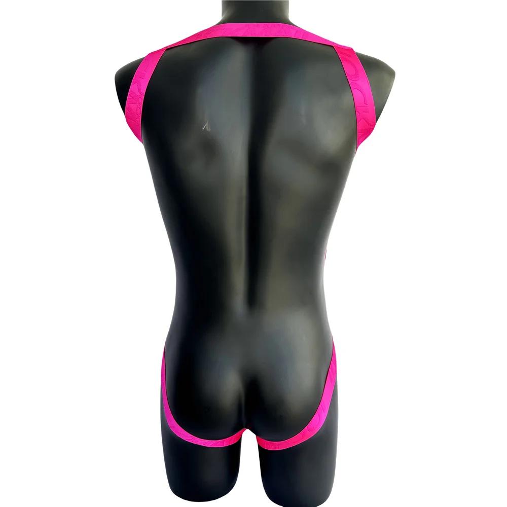 Гей Сексуальное Белье Мужской Харнесс Нагрудник Боди Фетиш Мужчины Полый Бондаж Джокстреп Гей Нижнее Белье Мужской Комбинезон Кольцо Ремешок Веселье