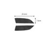 Carbon Fiber Rear Door Armrest Panel Cover Sticker For Subaru BRZ Toyota 86 17+