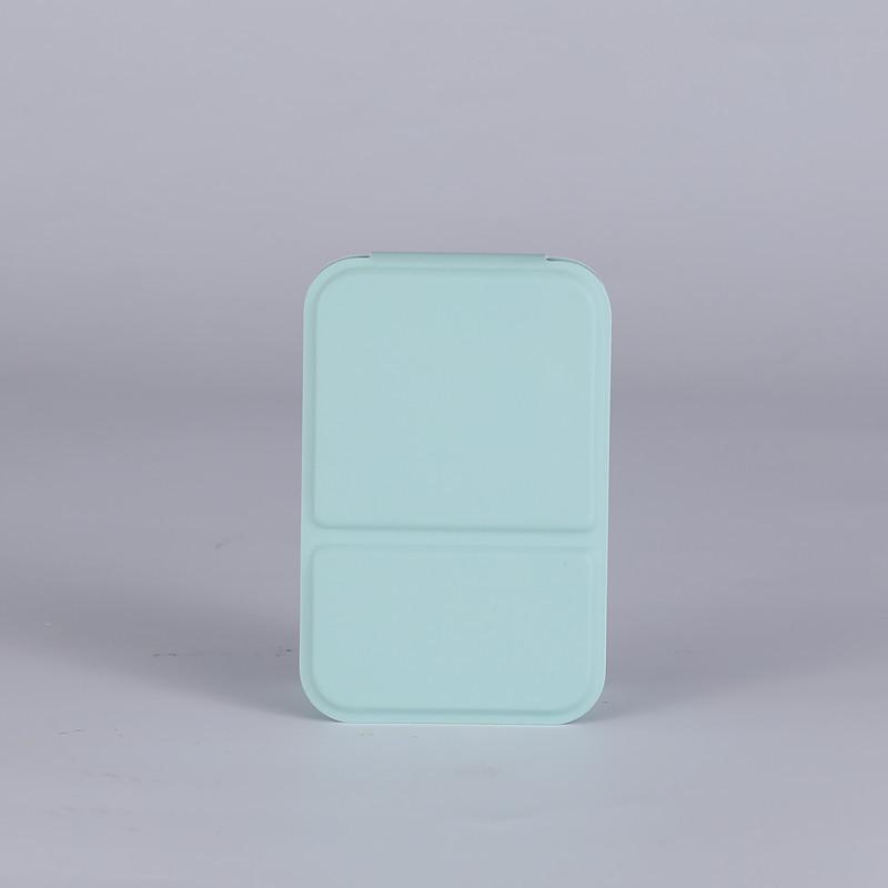 Compact Folding Vanity Mirror: Portable, Minimalist Design for Women, Perfect for Desktop or Travel.