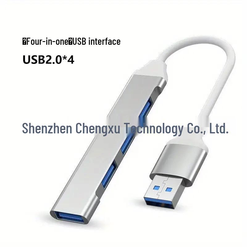 USB-C удлинитель-хаб: 4-в-1 док-станция для расширения ноутбука и телефона