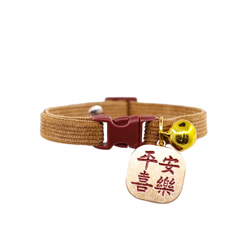 Cats Dogs Bell Collar Adjustable Size Necklace Bow Tie Cute Pendant Wear-resistant Buckle Ring
