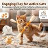 Игрушки для кошек с кошачьей мятой, большая ватная палочка для кошек, войлочный кикер для котят, игровые, прочные, зубочистки-веревки, подарок для любителя, аксессуары