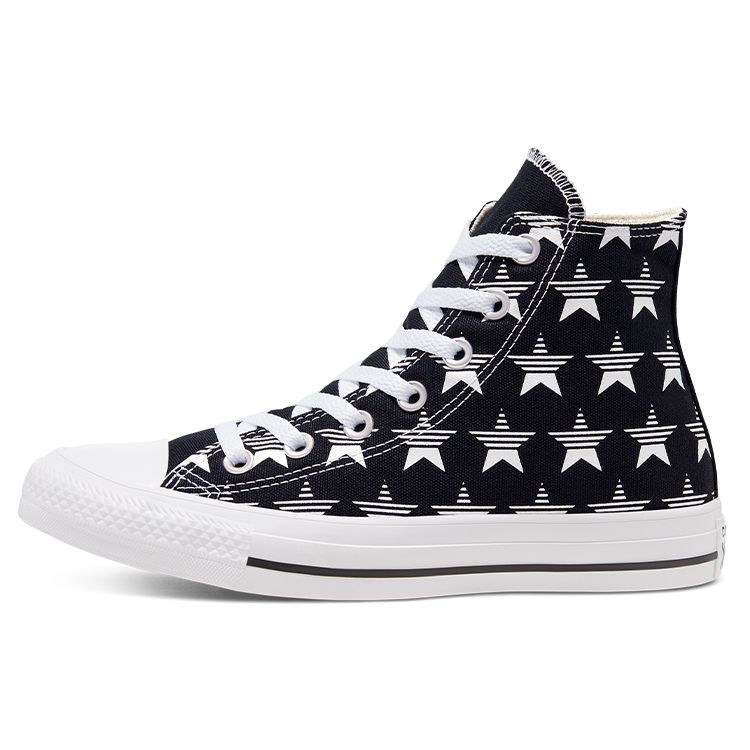 Converse Chuck Taylor All Star Comfortable High-Top Canvas Shoes Unisex Sneakers Black White 168808C