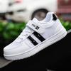 Размер 28~38, белые мини-кроссовки для мальчиков и девочек, повседневные, для малышей и подростков, для спорта, для бега, дышащая кожа, для младенцев