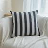 Polyester Cotton Black and White Checkered Pillow Cushion Cover Simple Style Bedside Checkerboard Checkerboard Pillow Back Cushion Cover