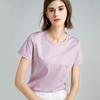 Приятная к коже поддержка ощущение прохлады двойной мерсеризованный хлопок облегающий однотонный простой женский облегающий с коротким рукавом, белая футболка