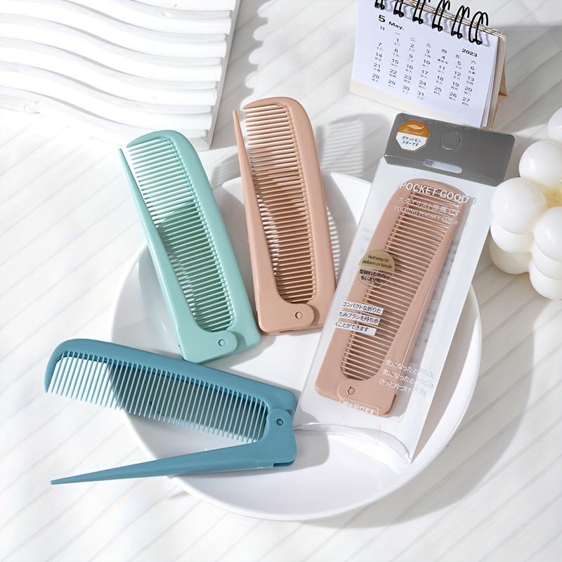 Portable Folding Comb, Simple Anti-static, Portable Home Travel Comb, Pocket Comb