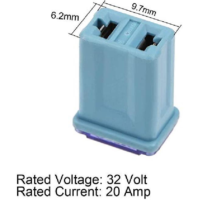 TAITONG 25 шт. Разноцветные микропатронные предохранители, 15-40 А, тип MCASE для легковых автомобилей, внедорожников и грузовиков