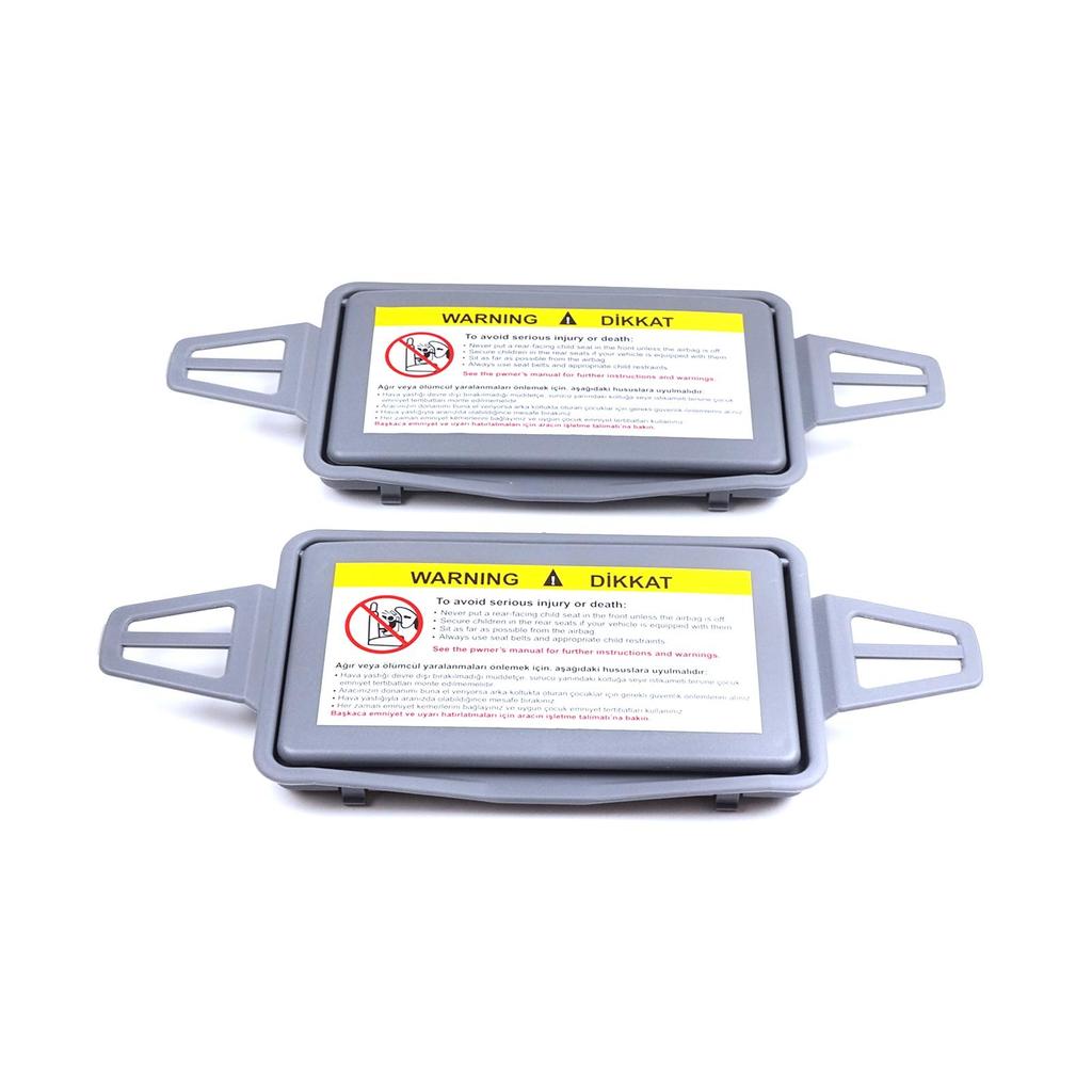 BDP182-1, 2 шт., козырек от солнца, косметический чехол для зеркала и зеркало, серый для Mercedes W210 W211 21081025101A21 2118100410