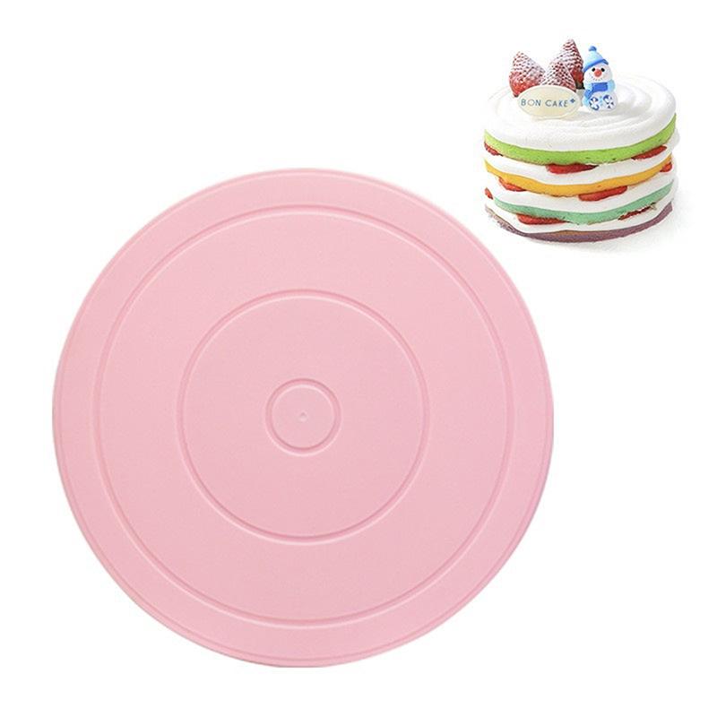 1 шт., кухонная сковорода, инструмент для выпечки, пластиковая тарелка для торта, вращающийся противоскользящий круглый стол для торта, поворотный стол для украшения торта