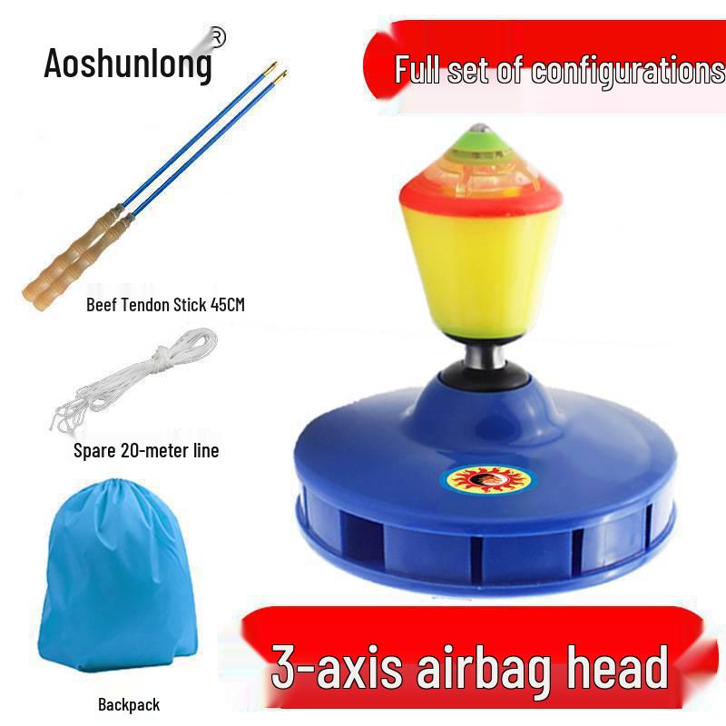 Diabolo Set: Sports Single Wheel, Spring-Loaded, Drop-Resistant with Stick, String & Backpack