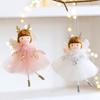 Plush Angel Doll Christmas Decorations Xmas Tree Hanging Ornaments Angel Girl Christmas Navidad New Year 2024 Party Home Decor