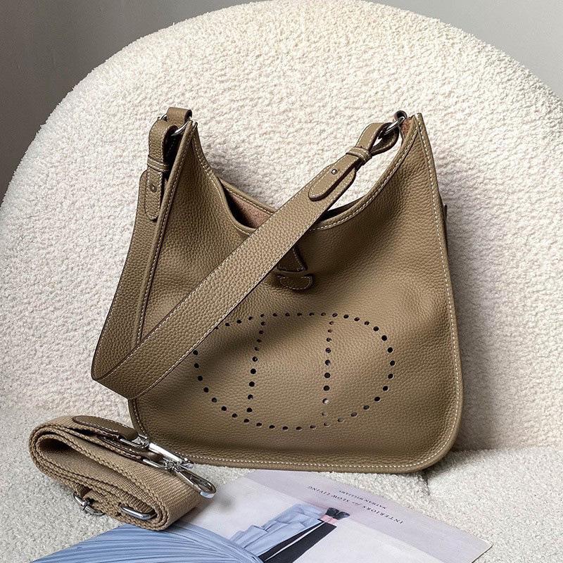 Сумка-тоут Evelyn из натуральной кожи через плечо - Женская сумка из коровьей кожи с широким плечевым ремнем