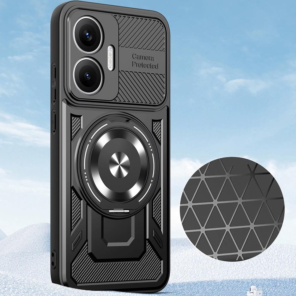 Для Xiaomi Redmi Turbo 4 Pro 5G Магнитный чехол Вращающаяся подставка ТПУ+ПК Чехол для телефона