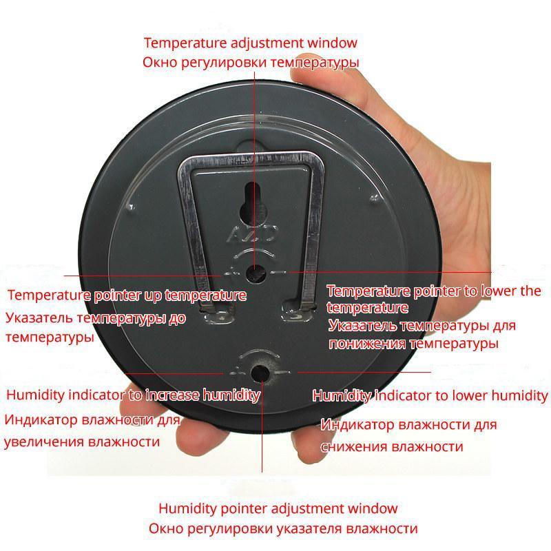 Sauna Thermometer Hygrometer Metal-Case Bath Outdoor-Used Indoor And Steam Thermohygrometer GZW GZW