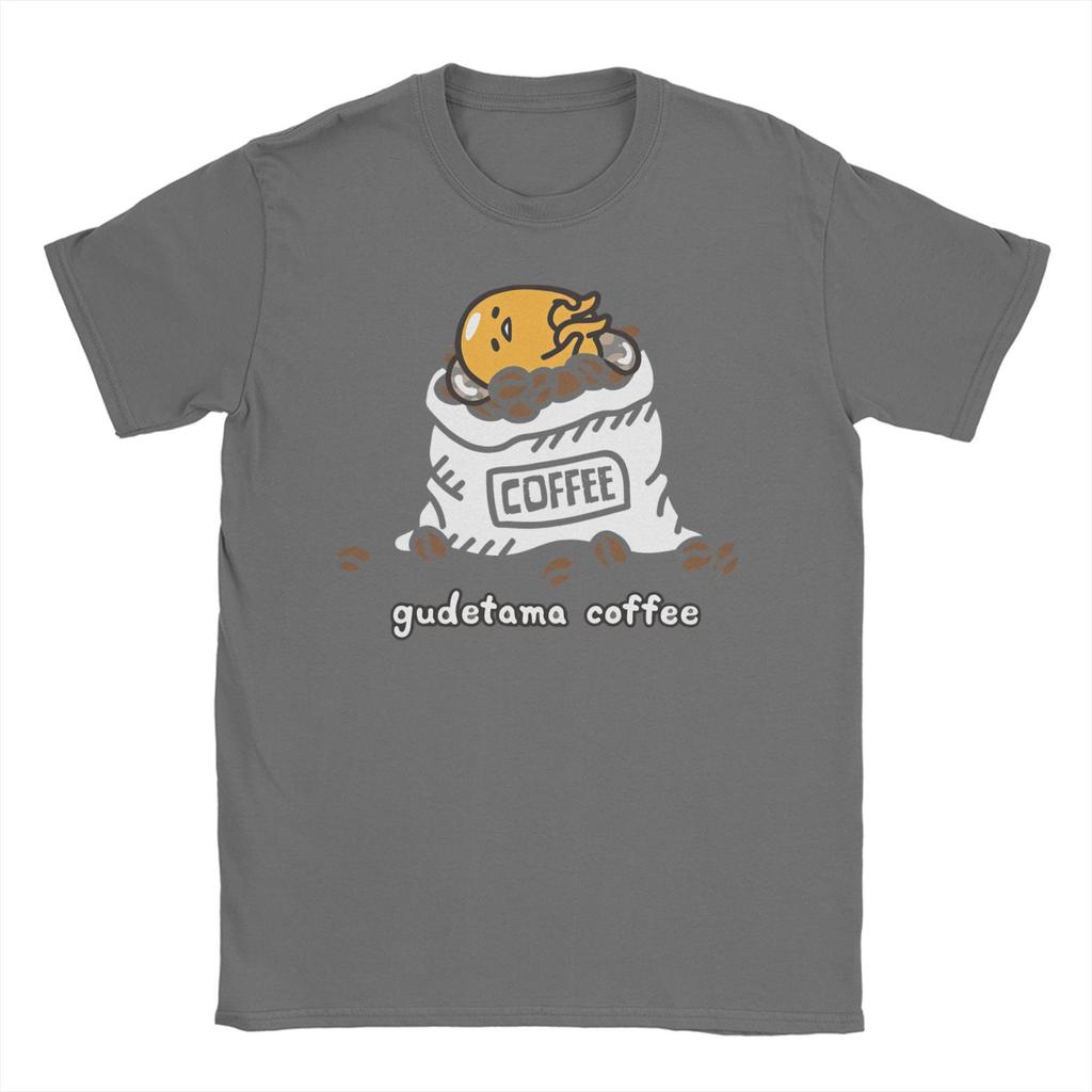 Модная хлопковая футболка с мультяшными яйцами Гудетама для мужчин и женщин