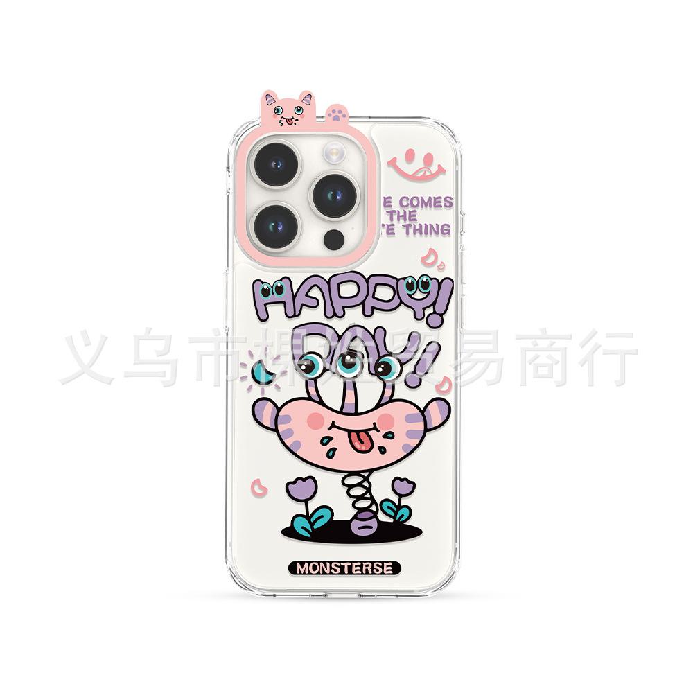 Cartoon Monster Series iPhone 13/14 Protective Cover for Apple 15 Pro Mobile Phone