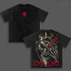 Аниме Overlord Айнз Оал Гоун Момонга Одежда Мужчины Женщины Футболки с коротким рукавом Хлопковая футболка с эффектом стирки Ретро Футболка Харадзюку Футболка