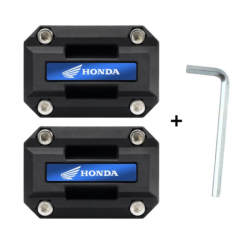 PYYG6 2pcs Motorcycle Engine Bumper Block Engine Guard Block Crash Bar for Honda Honda CRF CB CR XR CRM CBR 250 300 350 400 500 600