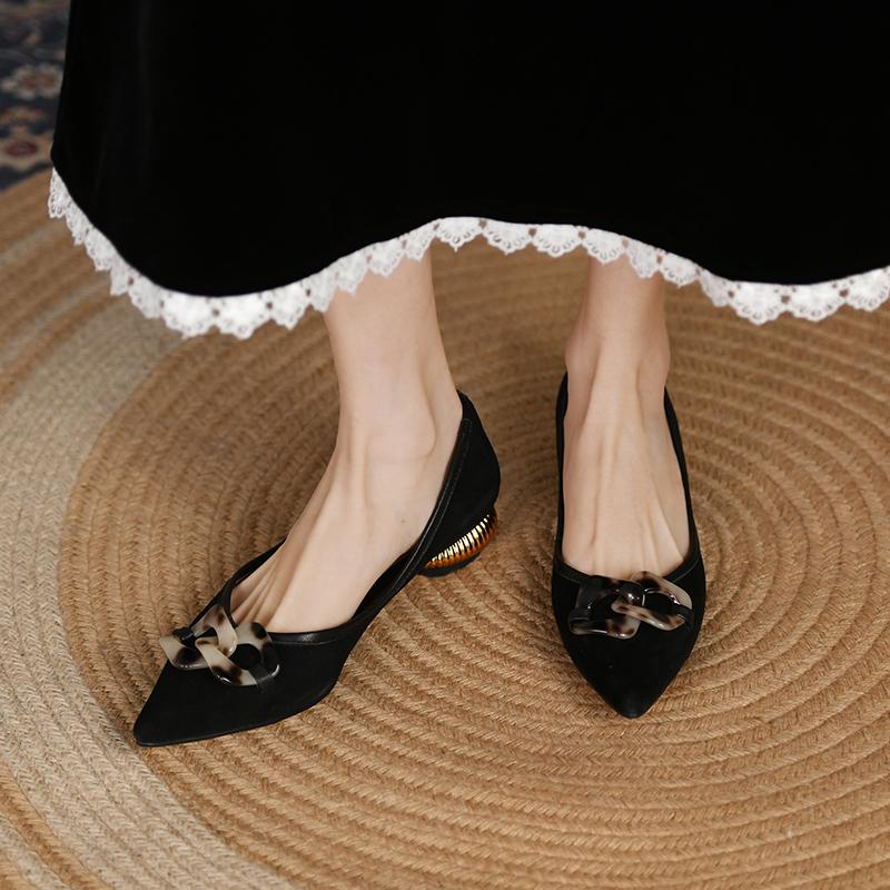 Женские туфли на низком каблуке с острым носком и квадратным каблуком, сексуальные женские туфли с леопардовым принтом из замши, для отдыха на открытом воздухе, удобные zapatos mujer