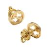 GUCCI Interlocking 18K Gold Stud Earrings Women's Gold 748543J8500-8000