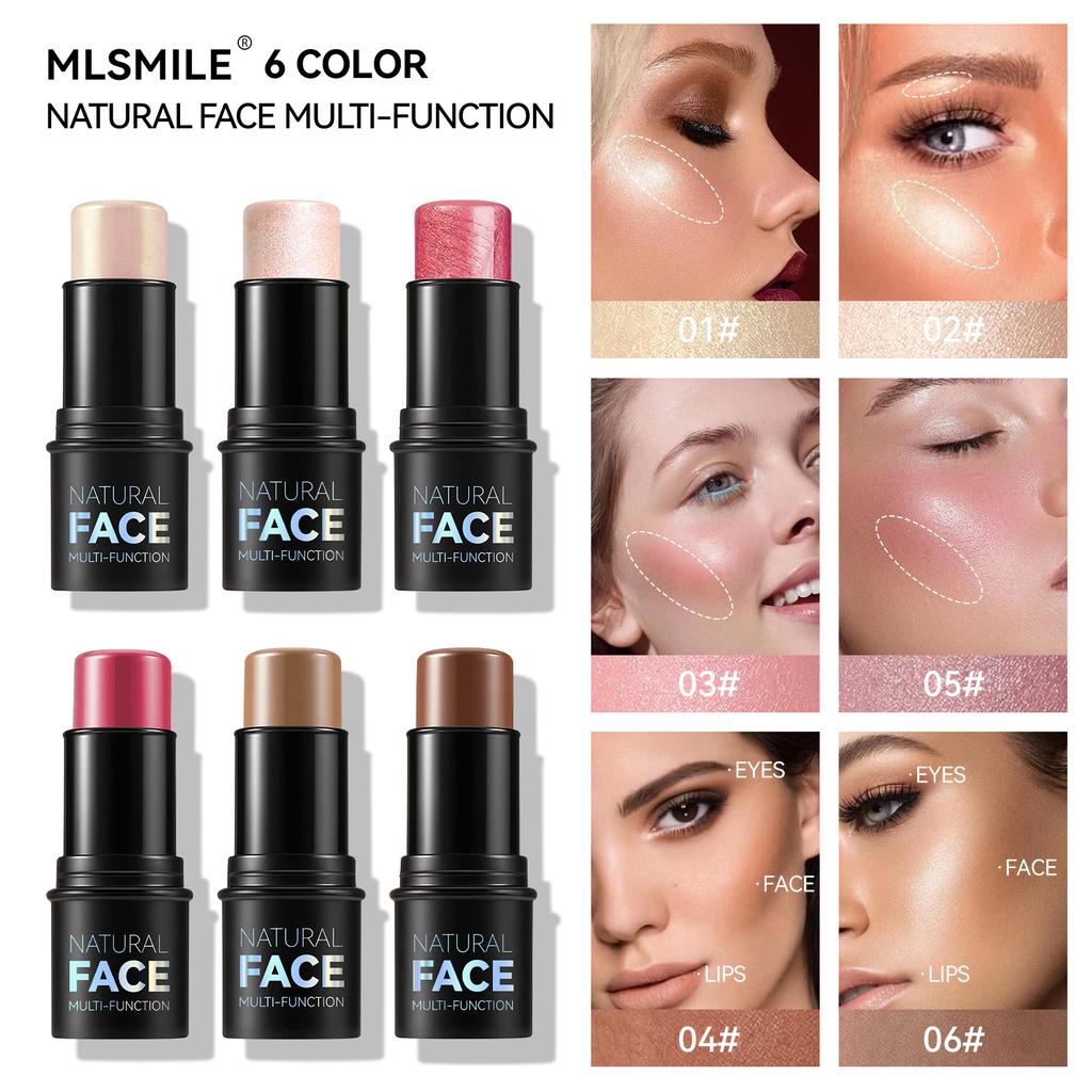 Makeup Face Contouring Bronzer Stick Multifunctional Highlighter Brightening Silkworm Blusher Rouge Cream Modify Concealer Pen