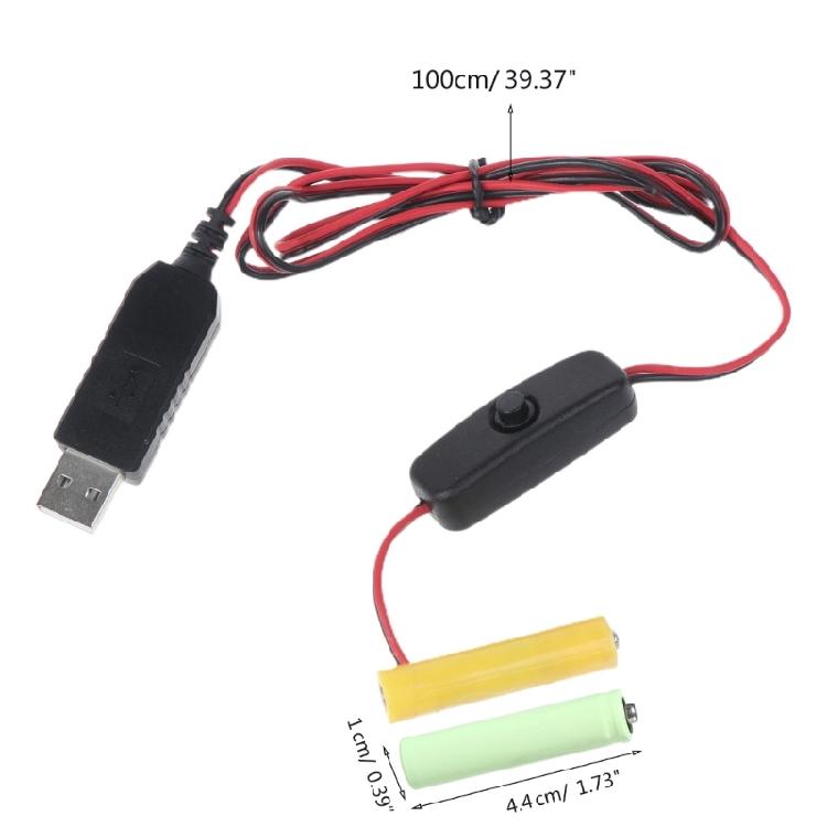 3В 3А Устранители Батарей USB Кабель Питания с Переключателями для Пульта Управления