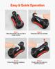 Electric Vacuum Suction Cup, 170 kg Max Lifting Capacity, Vacuum Glass Lifter with Digital Display, Heavy Duty Tile Suction Cup Tool for Lifting Tile,