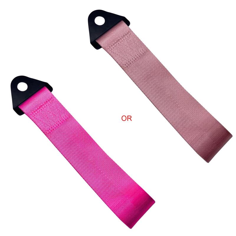 Передний ремень для буксировки автомобиля, универсальный ремень для бампера, крюк, прицеп, полиэстер