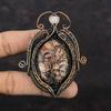 Tree Of Life Birds Eye Jasper Pendant Copper Wire Wrapped Pendant Handmade Rainbow Moonstone Pendant Copper Jewelry Natural Gemstone Pendant