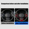 Car steering wheel panel decorative sticker interior modification parts For Subaru Forester 6th 2025 2026