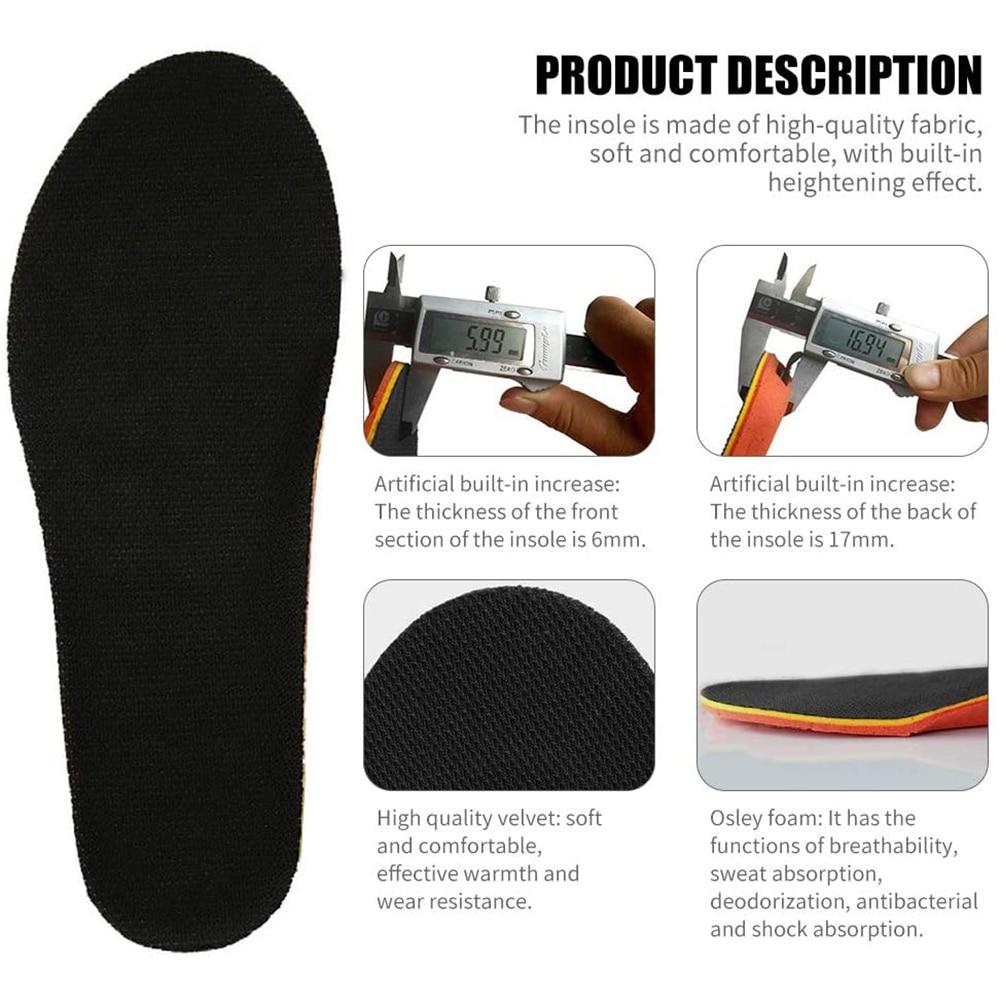 Heated Insoles 2000mAh with Remote Control Male and Female Winter Warm Insole Hiking Memory Sponge Insole Heated Insoles