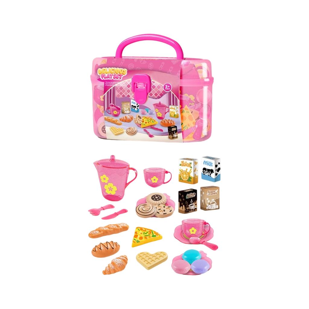 New Girls' Interactive Toys For Home Play, Desserts, Tea  Tableware, Children's Gift Set