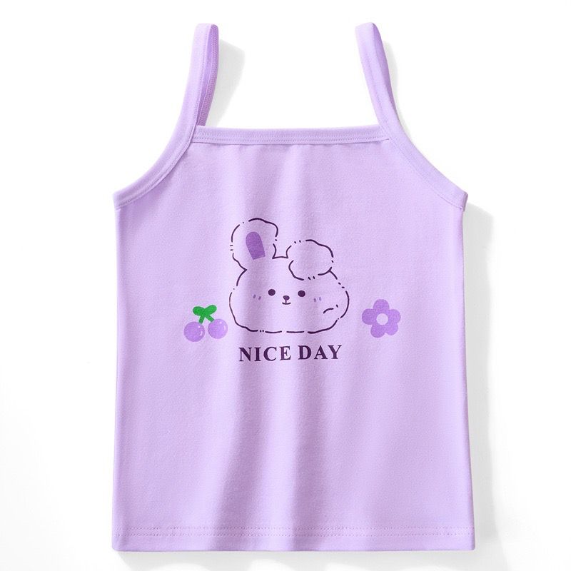 Baby Kids Undershirt Vest Girls Shirts Cartoon Cotton T-shirt Tops Underwear Kids Tanks
