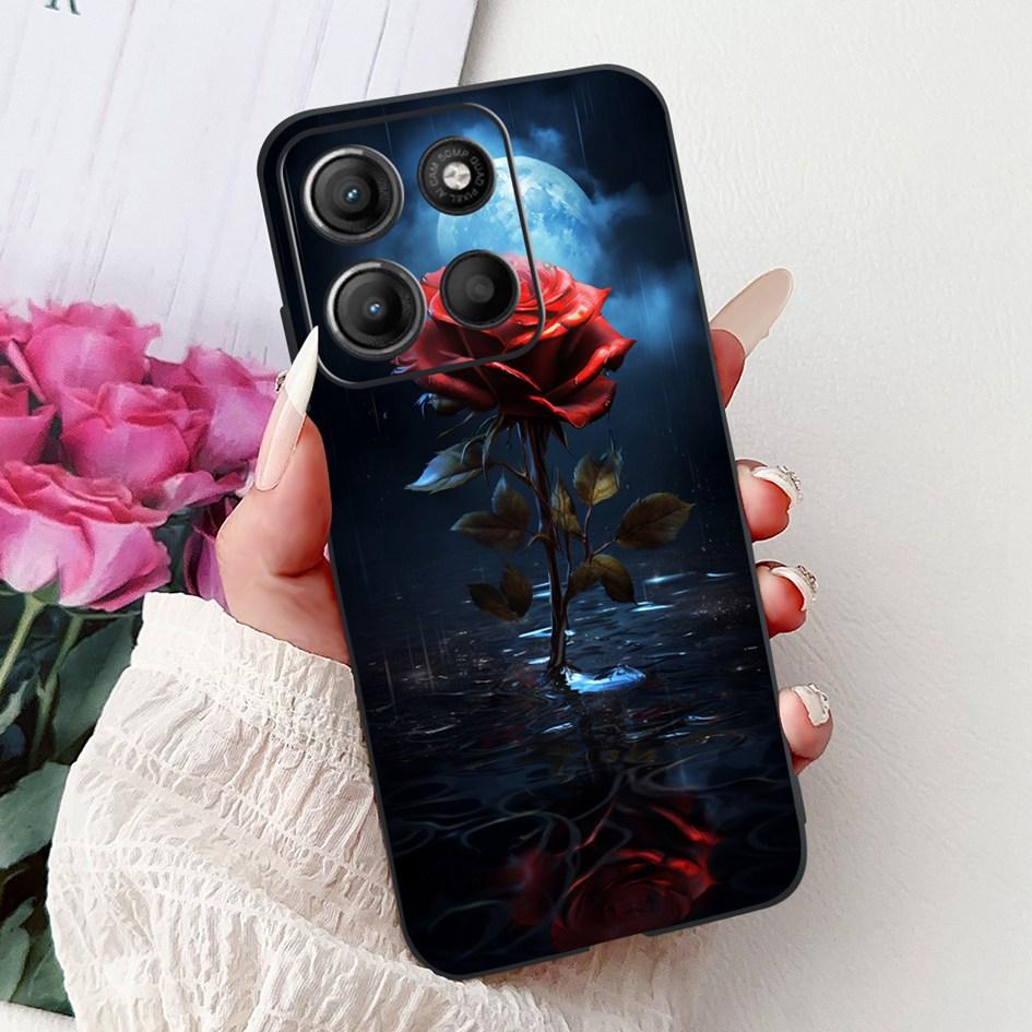 Силиконовый чехол для Motorola Moto G15 G75 2024 Cover Милый Панда Лев Ударопрочный ТПУ Чехлы для телефона Для MotoG15 MotoG75 G 75 G 15 Etui