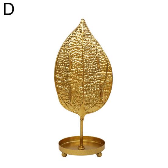 Форма листа Железная стойка для выставки товаров ювелирных изделий Стенд Серьги Ожерелье Браслет Организатор