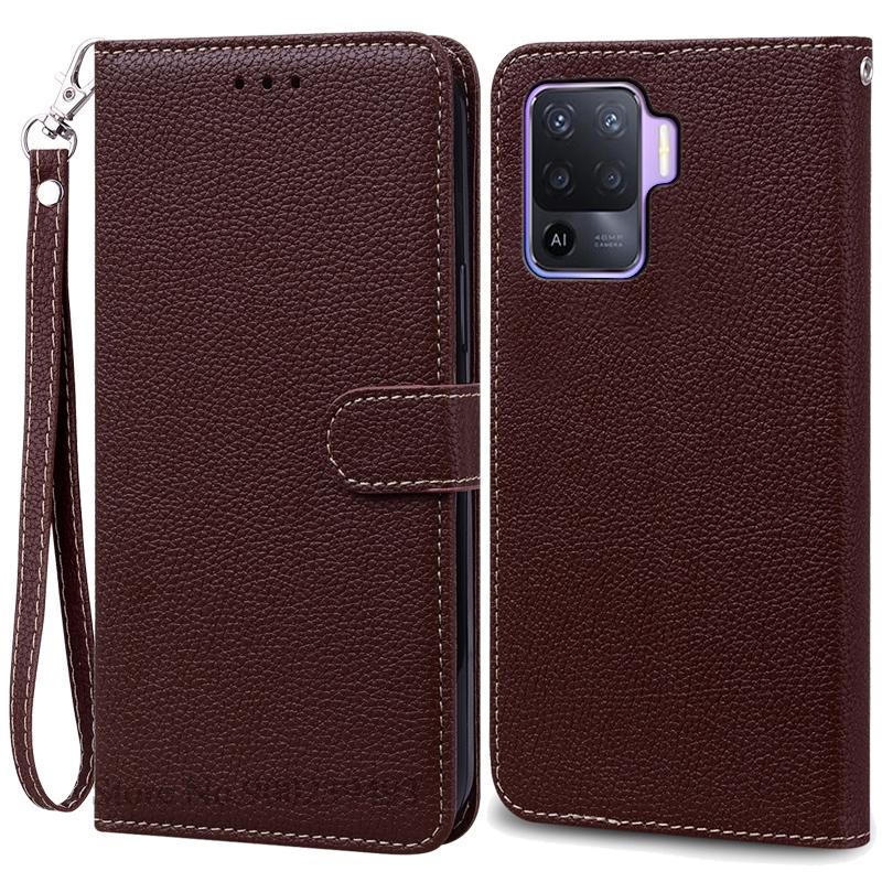 Чехлы для OPPO Reno 5 Lite Чехол Мягкий силиконовый кожаный чехол-кошелек для OPPO Reno5 Lite Чехол для телефона Carcasa Чехол-книжка