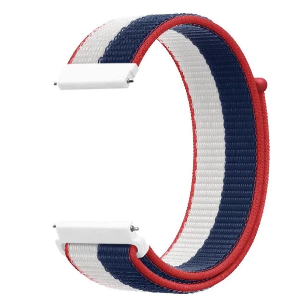 22 мм 20 мм Нейлоновый ремешок-петля для Redmi Watch 5 Acitve/Lite Huawei Watch 5 4 GT6-5 46 мм Браслет в стиле флага Amazfit Active 3-2-Max