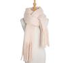 European and American Style Women's Solid Color Shawl Autumn Winter Long Tassel Scarf Thicken Warm Pashmina