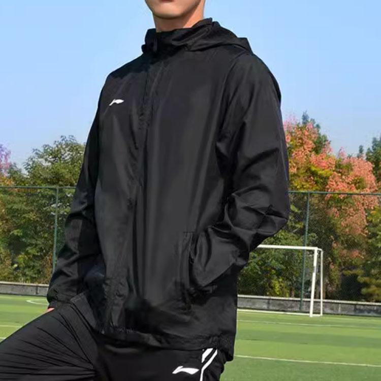 Li Ning Trench Coat Men's Black YFDT201-1