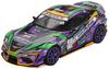 MINI GT Масштаб Toyota GR Supra KUHL 2021 D1GP EVANGELION RACING Готовая модель 1/64 MGT00951-BL