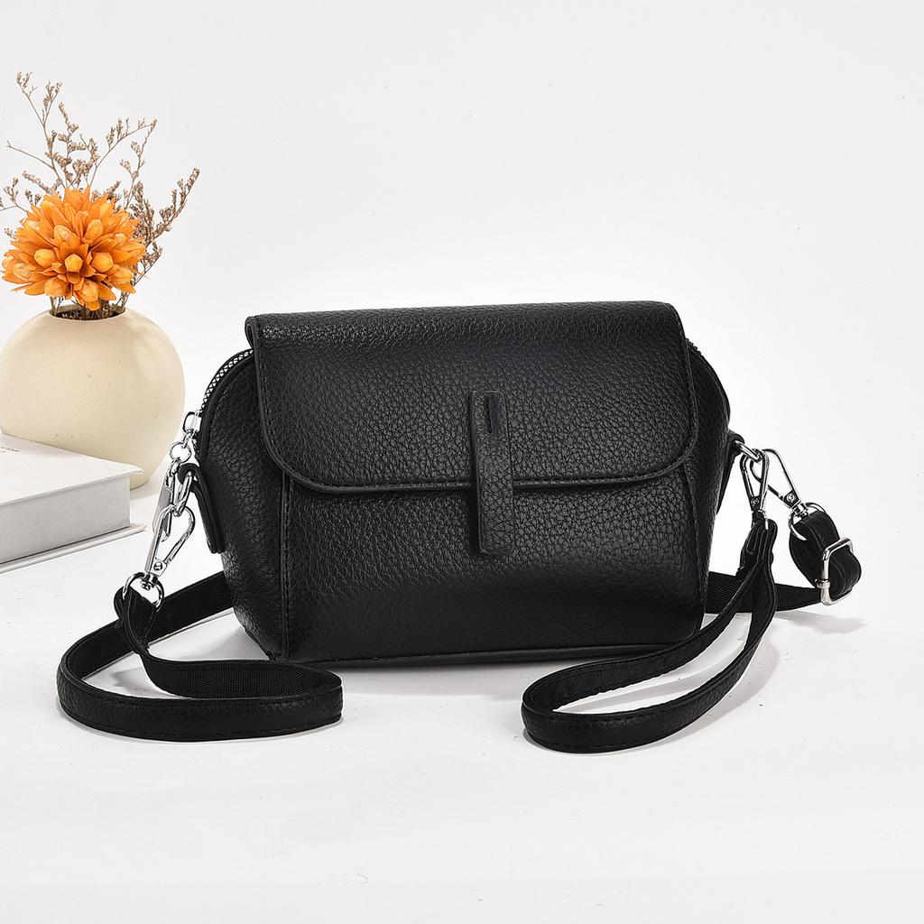 Shoulder Bag Lightweight and Simple Messenger Bag Women's Bag Small Bag Solid Color Versatile Travel