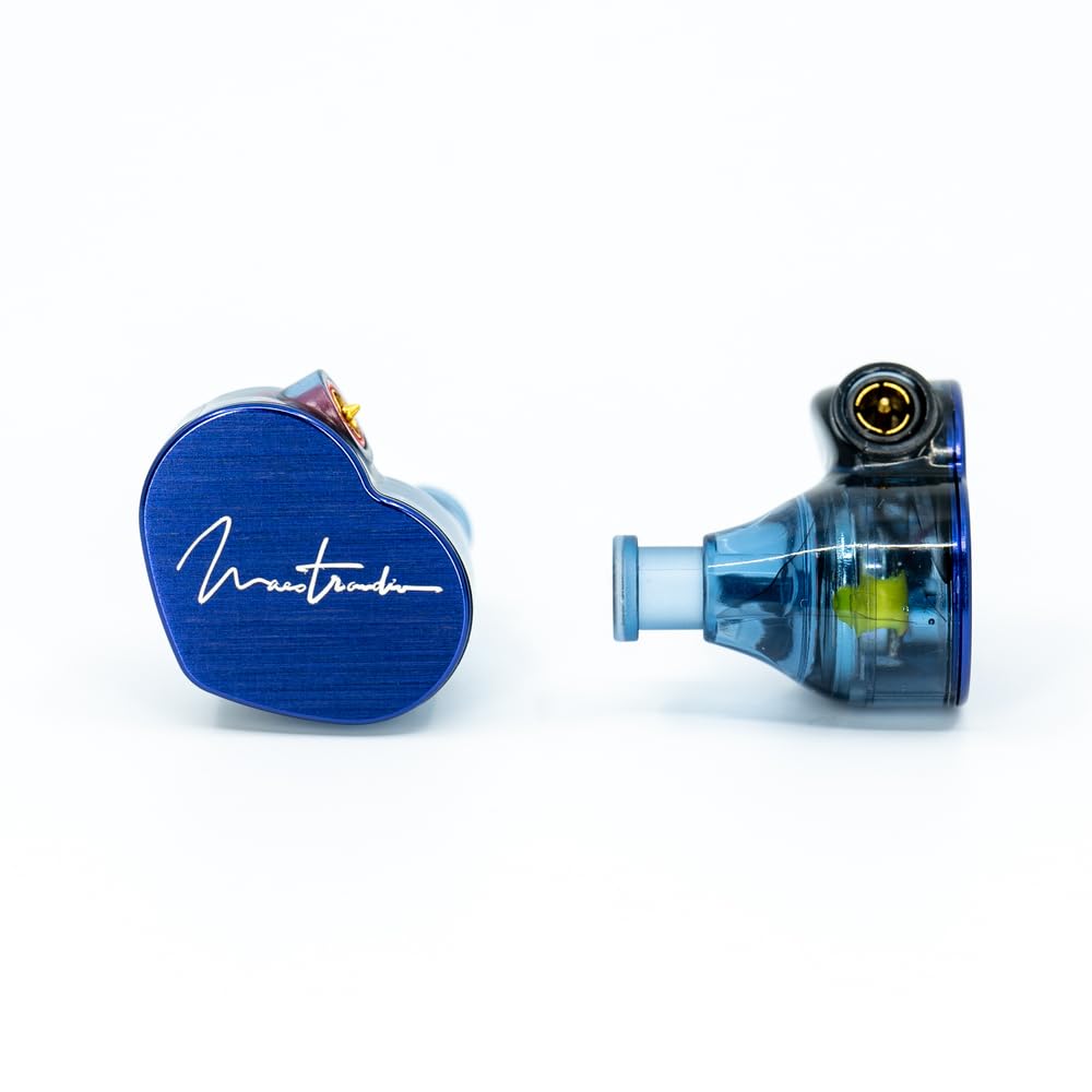 Maestraudio MA910SR Maestro Blue с 10-мм динамическим пассивным твитером с RST Изготовлен из алюминия Pentaconn ear Совместим с [Наушники с графеновым покрытием]