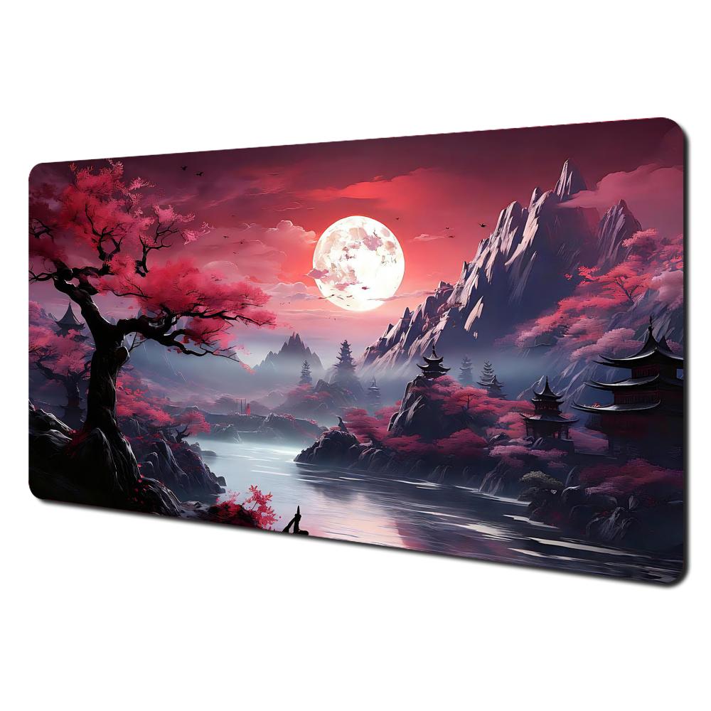 Digital Art Fantasy Landscape Design Large Mouse Pad Desk Mat Gaming Mats Desk Accessories Office Mousepad Table Mats Mauspad